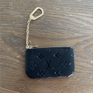 louis vuitton key pouch - black monogram